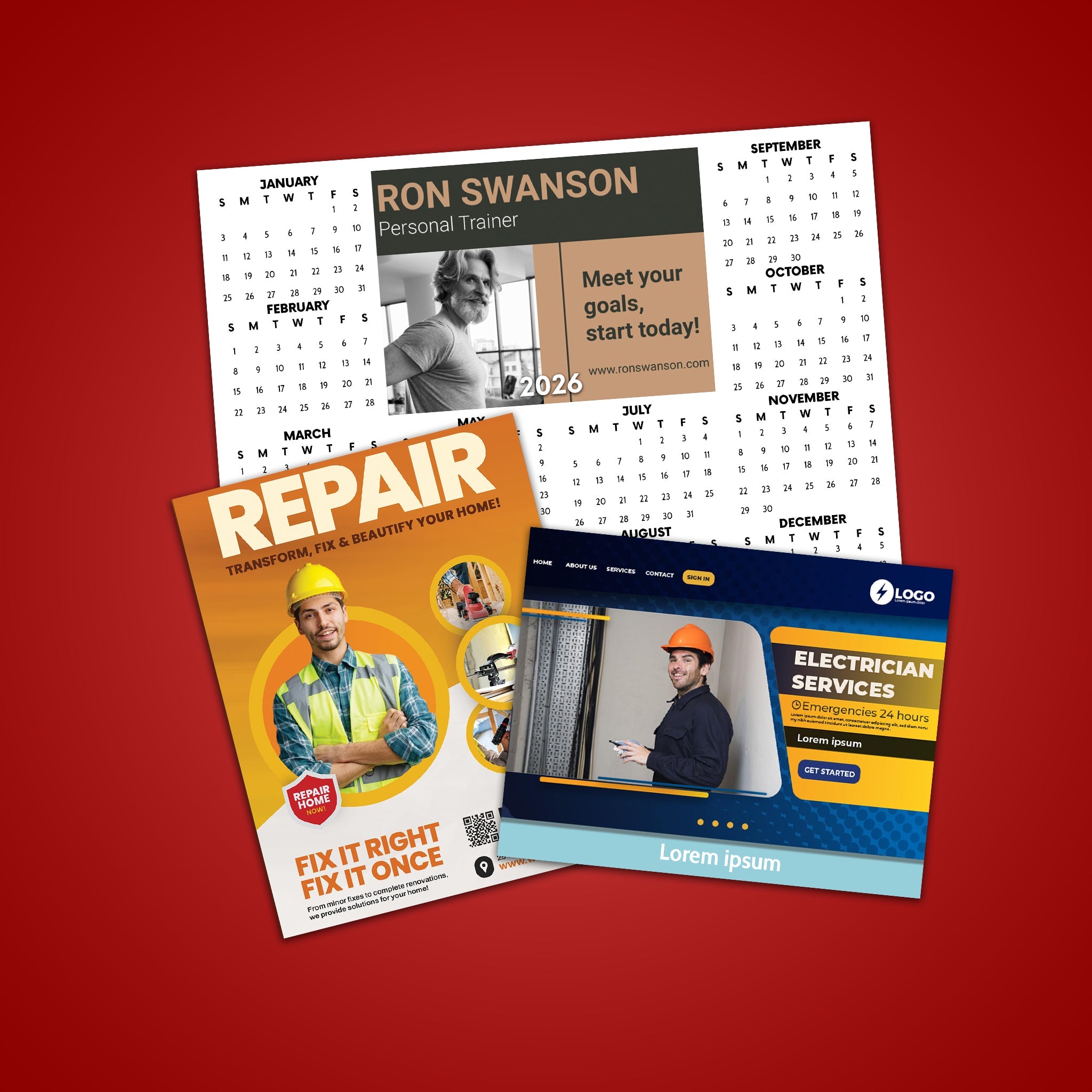 Business Essentials Photo Magnets - Cooper & Charlie