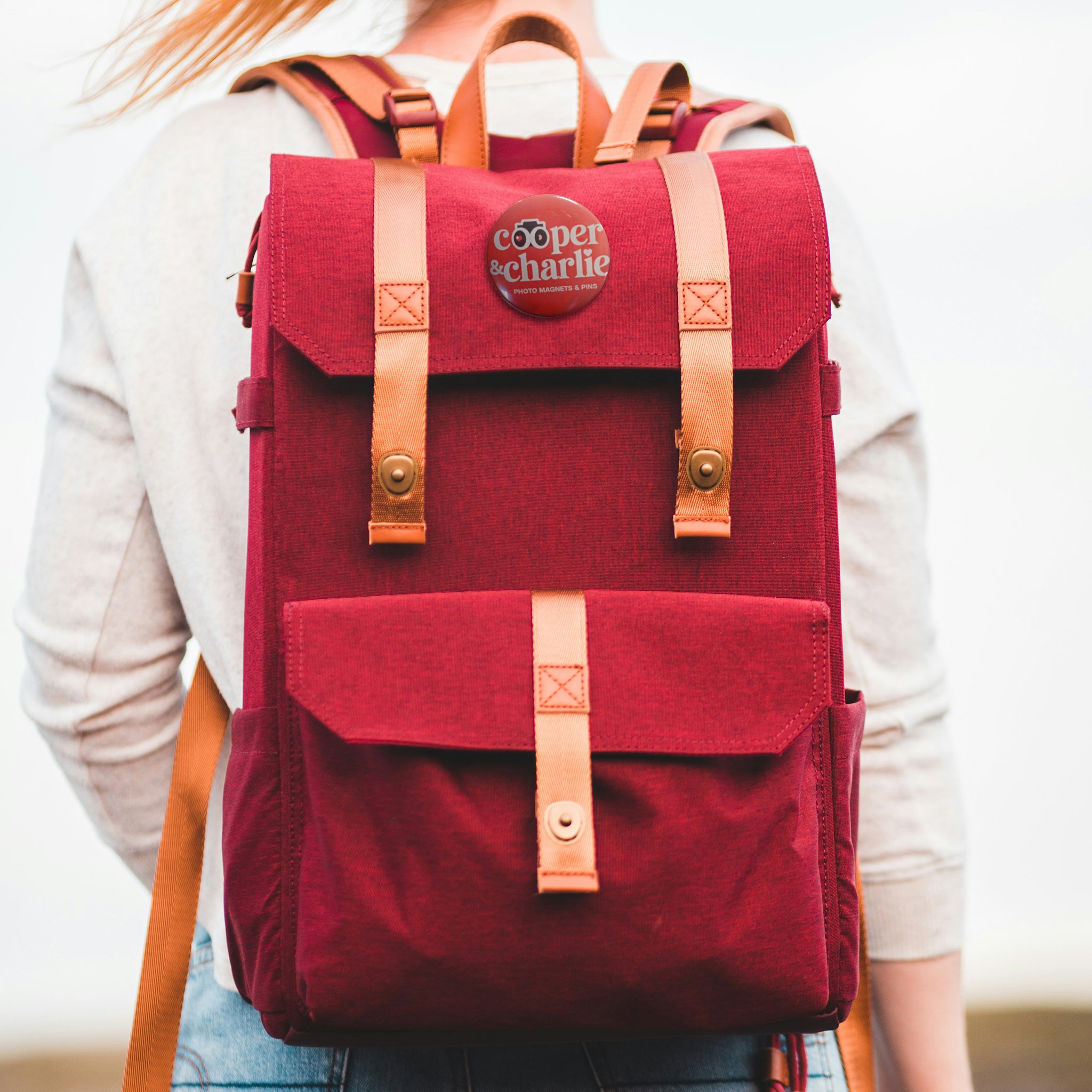 Round 1.75 inch Custom Button Pins - Cooper & Charlie