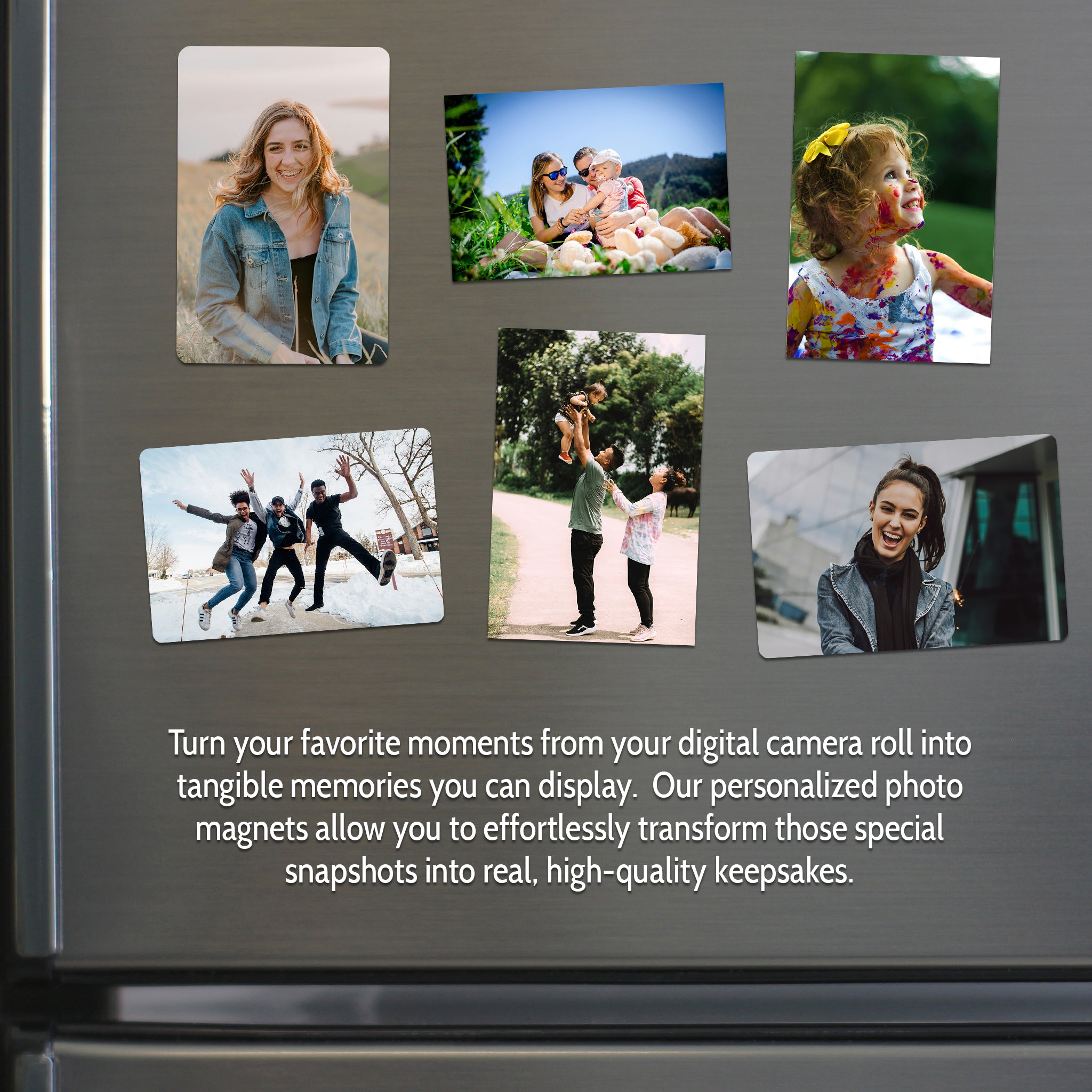 Personalized Photo Magnets - 2 x 3 Inch - Cooper & Charlie