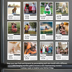 2026 Personalized Photo Magnet Calendars for Home & Office - Set of 12 - Cooper & Charlie