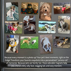 Puparazzi Pets Photo Magnets - 2 x 3 Inch - Cooper & Charlie
