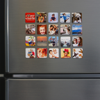 Square 2 x 2 Photo Magnets - Cooper & Charlie