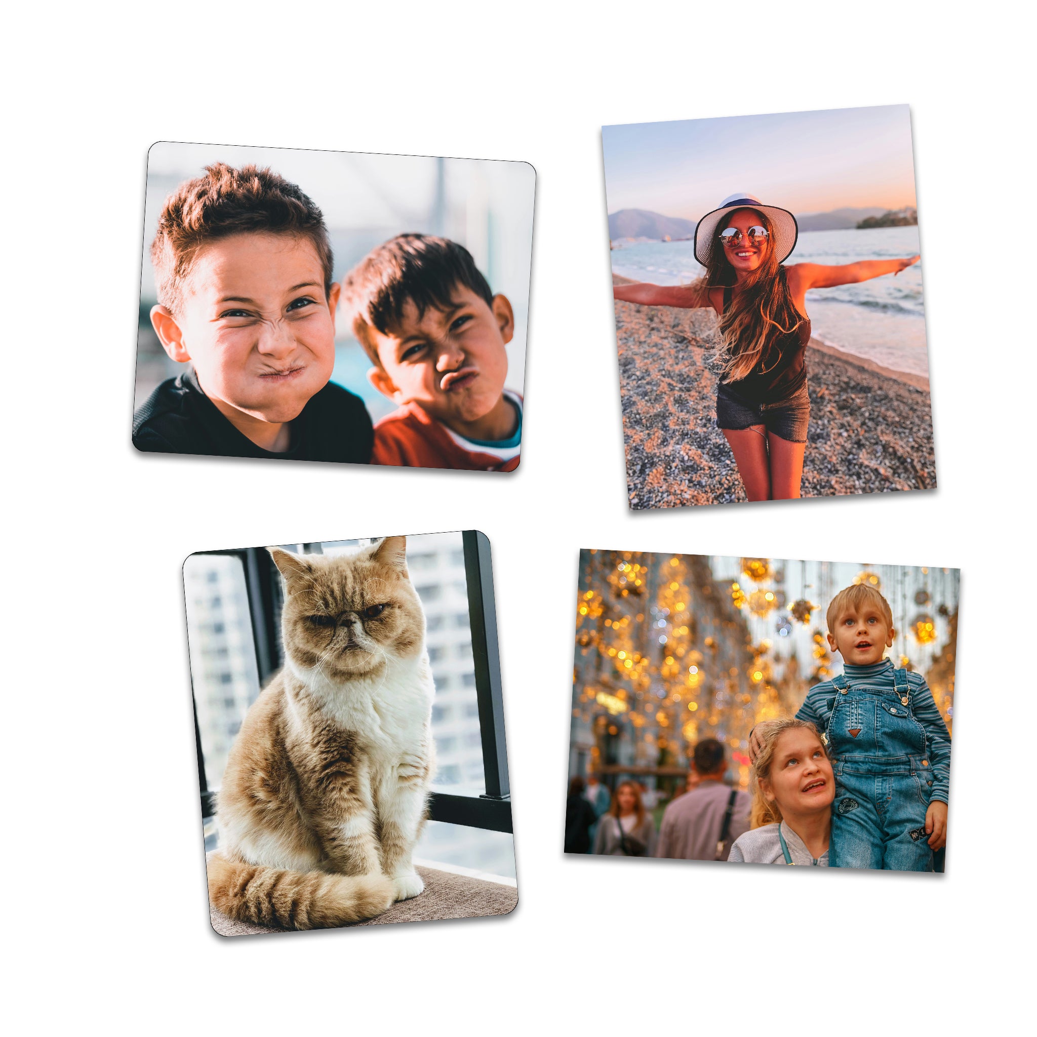 Personalized Photo Magnets - 4 x 5 Inch - Cooper & Charlie