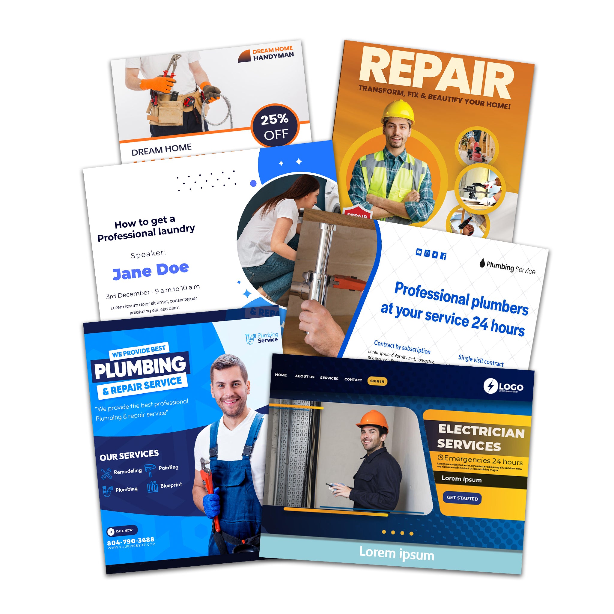 Custom Business Flyer Magnets - 3.5 x 4.5 inch - Cooper & Charlie