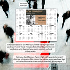 2026 Executive Photo Magnet Calendar - 8.5 x 11 inch - Cooper & Charlie