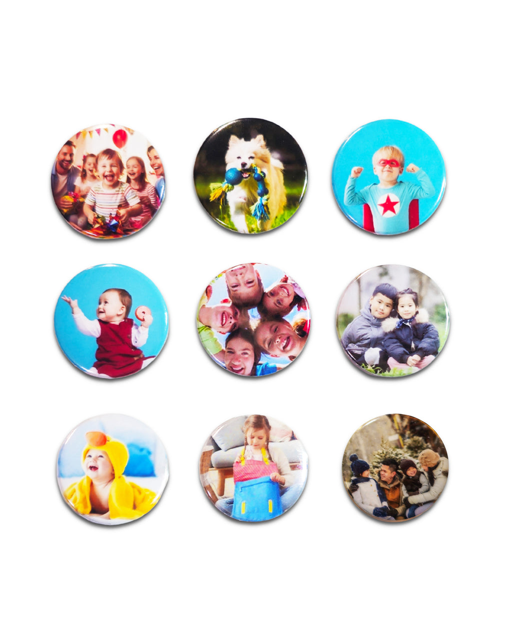 Round 1.25 inch Custom Button Pins - Cooper & Charlie