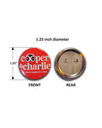 Round 1.75 inch Custom Button Pins - Cooper & Charlie