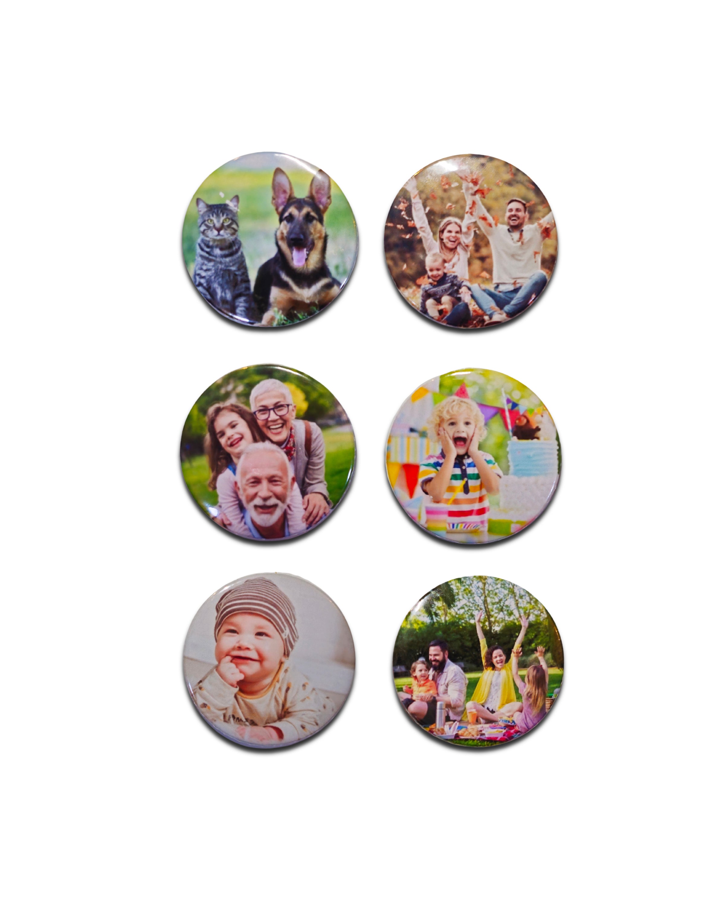 Round 1.75 inch Custom Button Pins - Cooper & Charlie