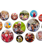 Round 2.25 inch Custom Button Pins - Cooper & Charlie