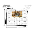2026 Personalized Photo Magnet Calendar - 8.5 x 11 inch - Cooper & Charlie