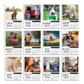 2026 Personalized Photo Magnet Calendars for Home & Office - Set of 12 - Cooper & Charlie
